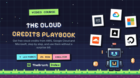 The Cloud Credits Playbook video course poster: 7 lectures, 26 min, English